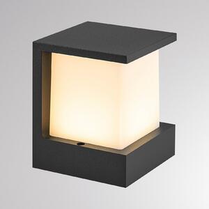 Molto Luce FYNN-Y vanjska LED zidna svjetiljka, antracit, 12 cm, IP65, CCT, Crno, Aluminij