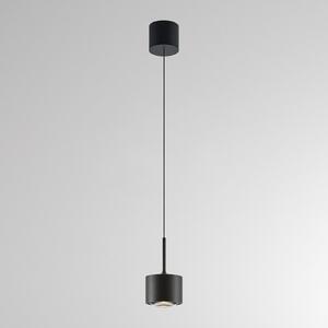 Molto Luce MAG MINI LED viseća svjetiljka, crna, Ø 9 cm, CCT, prigušiva, metal, prigušiva, Crno, Dnevni boravak/blagovaonica, Aluminij