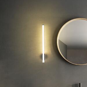 Molto Luce Zidna svjetiljka VINA UP M, crna, visina 60 cm, IP44, CCT, Crno, kupaonica, Aluminij