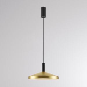 Molto Luce LORA III LED viseća svjetiljka, mesing, Ø 36 cm, prigušiva, 40° CCT, prigušiva, Zlato / mjed, Dnevni boravak/blagovaonica, Metal