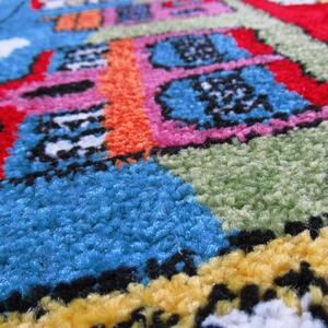 Dječji tepih s motivom grada Širina: 160 cm | Duljina: 220 cm