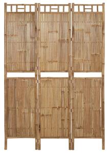 VidaXL Sobna pregrada s 3 panela od bambusa 120 x 180 cm