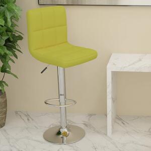 VidaXL Barski stolac od tkanine zeleni