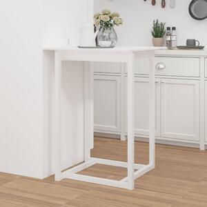 VidaXL Barski stol bijeli 80 x 80 x 110 cm od masivne borovine