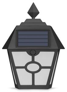 LED Solarna zidna svjetiljka LED/1,2V 600mAh IP44 crna