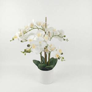 Umjetna orhideja bijela 65 cm Lush - Bijela - 51 - 70 cm