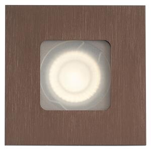 Set od 6 modernih ugradbenih reflektora tamna bronca kvadratni IP44 - Qure
