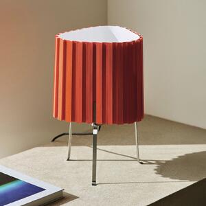 HAY Stolna lampa Hay Canelé, crvena, visina 37 cm, E14, tkanina, Crvena, Dnevni boravak/blagovaonica, Tkanina / tekstil