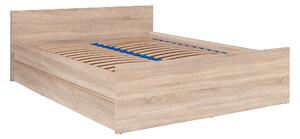 Zondo.hr Bračni krevet 140x200 cm Cortez C 14 (hrast sonoma) (s podnicom). Akcija -18%. 1123732