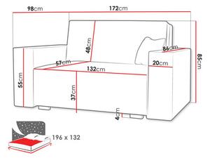 Zondo.hr Sofa Candy III (metvica). 1121979