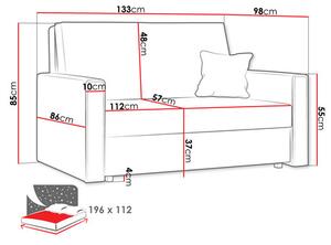 Zondo.hr Sofa Candy II (siva). 1121956