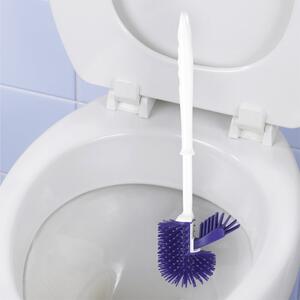 Bijela samočisteća WC četka - Maximex