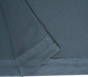Plavi pamučni prekrivač za bračni krevet 230x240 cm Hasir - Mijolnir