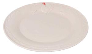 Bijeli keramički tanjur Antic Line Hen, ⌀ 25 cm