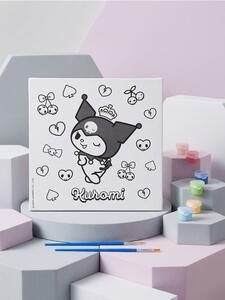 Sinsay - Set za slikanje na platnu s bojama i kistom 8 pack Kuromi