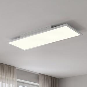 Lindby LED panel Quais, 80 x 30 cm, bijela, metal, 4.000K, Bijela, Kuhinja, Aluminij