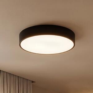 TEMAR LIGHTING Stropna svjetiljka Cleo 400, IP54, Ø 40 cm crna, prigušiva, Crno, Dnevni boravak/blagovaonica, Metal