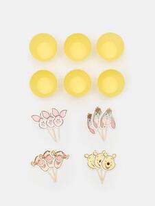 Sinsay - Set papirnatih košarica i toppera za muffine Winnie the Pooh 18 pack