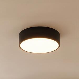 TEMAR LIGHTING Stropna svjetiljka Cleo 300, IP54, Ø 30 cm crna, prigušiva, Crno, Dnevni boravak/blagovaonica, Metal