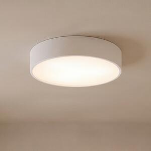 TEMAR LIGHTING Stropna svjetiljka Cleo 400, IP54, Ø 40 cm bijela, prigušiva, Bijela, Dnevni boravak/blagovaonica, Metal