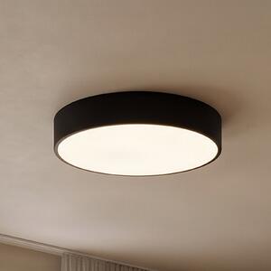 TEMAR LIGHTING Cleo stropna svjetiljka, Ø 40 cm, IP20, crna, metalna, E27, prigušiva, Crno, Dnevni boravak/blagovaonica, Metal