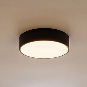 TEMAR LIGHTING Cleo stropna svjetiljka, Ø 30 cm, IP20, crna, metalna, E27, prigušiva, Crno, Dnevni boravak/blagovaonica, Metal