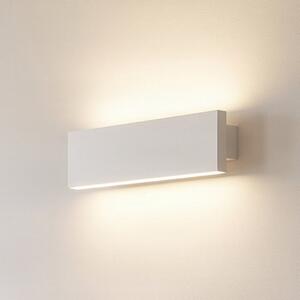 Lindby LED zidna svjetiljka Ignazia, 28 cm, bijela, metal, gore/dolje, prigušiva, Bijela, Dnevni boravak/blagovaonica, Metal
