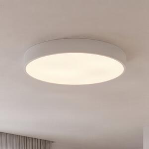 TEMAR LIGHTING Plafonjera Cleo, Ø 60 cm, IP20, bijela, metal, E27, prigušiva, Bijela, Dnevni boravak/blagovaonica, Metal