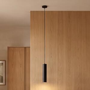 PRIOS Prios viseća lampa Neliyah, okrugla, crna, 1 žarulja, GU10, prigušiva, Crno, Dnevni boravak/blagovaonica, Metal