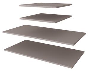Set polica za ormar za garderobu (4 kom.) 150 cm (kašmir)
