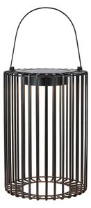 Crna LED lanterna sa solarnim panel/s USB za eksterijer (visina 54 cm) Cavia – Markslöjd