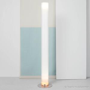 FLOS Stylos podna lampa u obliku cilindra, visine 200 cm, Bijela, Dnevni boravak/blagovaonica, Plastika