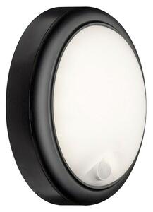 Paulmann Vanjska zidna LED svjetiljka (15 W, Crne boje, IP44, Ø x V: 180 x 66 mm)