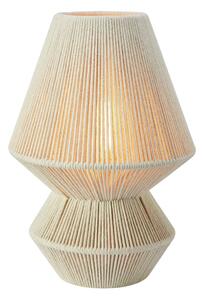 Stolna lampa u prirodnoj boji s tekstilnim sjenilom (visina 34 cm) Razzo – Markslöjd