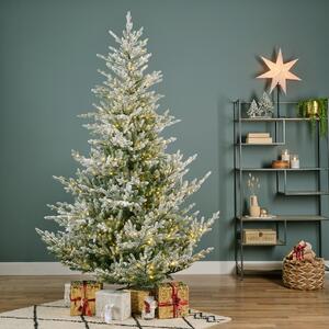 Umjetno božićno drvce Norway 210 + LED lampice - snježno drvce - 201 - 230 cm - Sa lampicama - 131 do 160cm