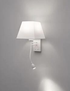 VALENCIA ZIDNA LAMPA LED & E27 3W/3000K/190lm/IP20/BIJELA NL8127401