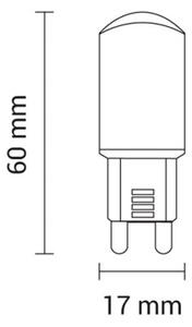LED ŽARULJA G9 5W - Toplo bijela