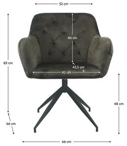 Zondo Okretna stolica Viata (smeđa + crna) . 1064128