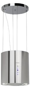 Klarstein Barett, otočna napa, Ø 38 cm, recirkulacija 560 m³/h, LED, filter s aktivnim ugljenom, nehrđajući čelik