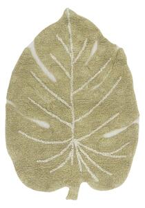 Kaki zeleni periv/ručno rađen pamučan dječji tepih 75x100 cm Mini Monstera Olive – Lorena Canals