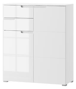 Zondo.hr Komoda Sallosa 7 (bijela + bijeli sjaj). 1068212