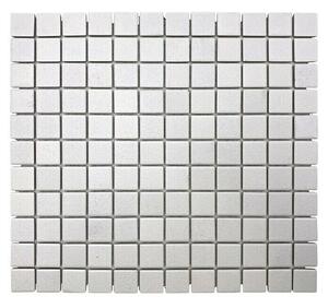 Mozaik pločica Quadrat Uni AT101 (32,6 x 30 cm, Bijele boje, Mat)