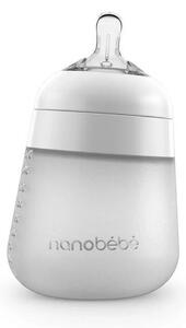 NANOBEBE silikonska bočica Flexy 270ml - Bijela WHITE