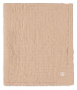 JOLLEIN dekica muslin 75x100cm jacquard biscuit