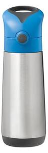 B.BOX Termo bočica sa slamkom, 500ml - blue slate