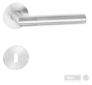 Kvaka Bi-Color Eco II Slim inox <span>rozeta ključ, cilindar ili wc</span> Cilindar