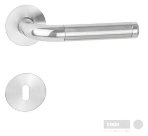 Kvaka Bi-Color Eco V Slim inox <span>rozeta ključ, cilindar ili wc</span> Ključ