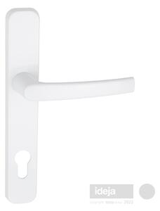 Kvaka za PVC vrata / bijela <span>standard 85 mm</span>