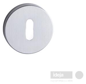 Rozeta F35 okrugla krom mat <span>ključ, cilindar ili wc</span> Cilindar