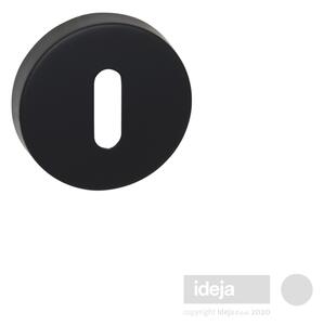 Rozeta inox crna mat <span>ključ, cilindar ili wc</span> Ključ